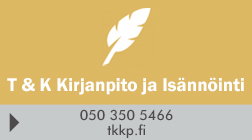 T & K Kirjanpito ja Isännöinti Avoin yhtiö logo